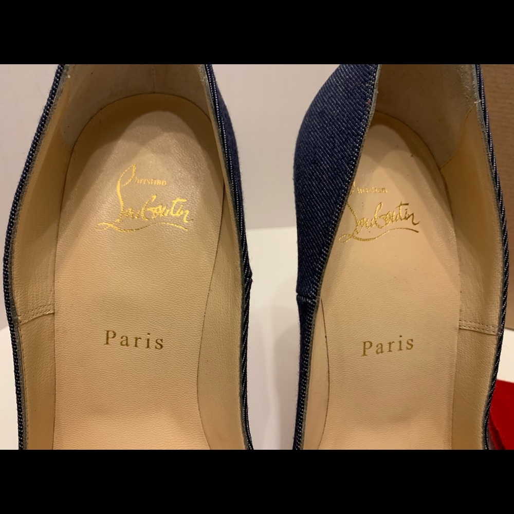 So Kate Denim/Pink Christian Louboutin 38.5 - Picture 4 of 5
